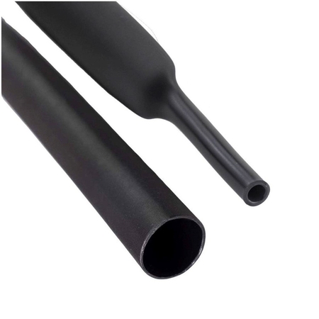 KABLE KONTROL Kable Kontrol® Dual Wall Adhesive Lined Heat Shrink Tubing - 4:1 Ratio - 1" Inside Dia - Black - 4' Long Stick HS464-BK